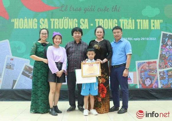 Nam sinh lớp 2 giành giải Đặc biệt cuộc thi Hoàng Sa, Trường Sa trong trái tim em